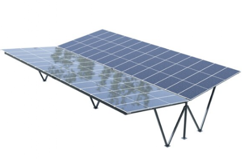 Manorga PV Carport Solumbra double and simple slope